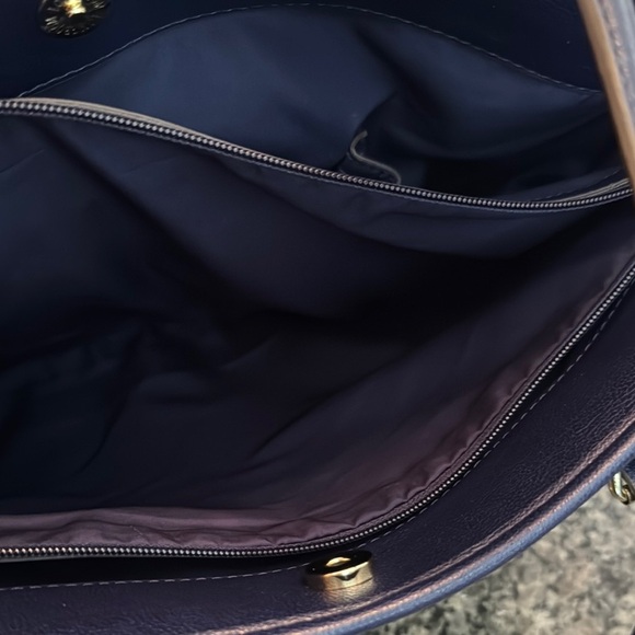 Anne Kline Striped and Polka Dot Tote Bag EUC - Picture 14 of 14